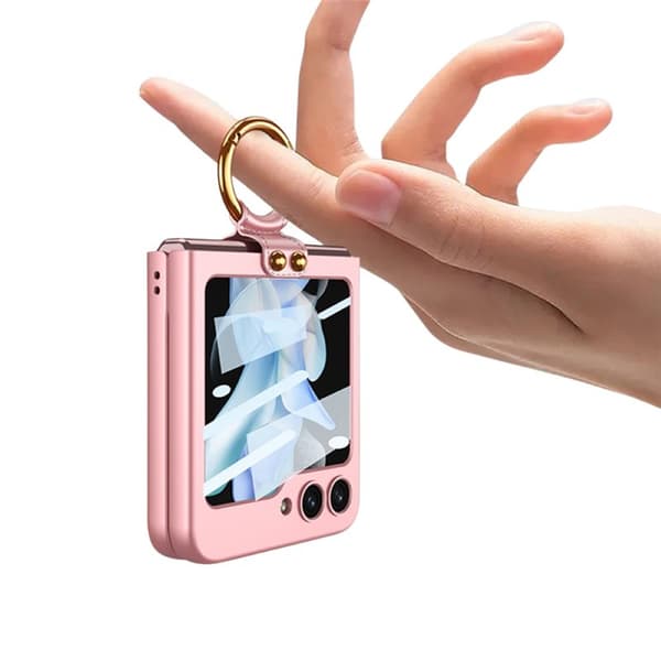GKK Ring Cover Samsung Galaxy Z Flip 5 - Lyserød