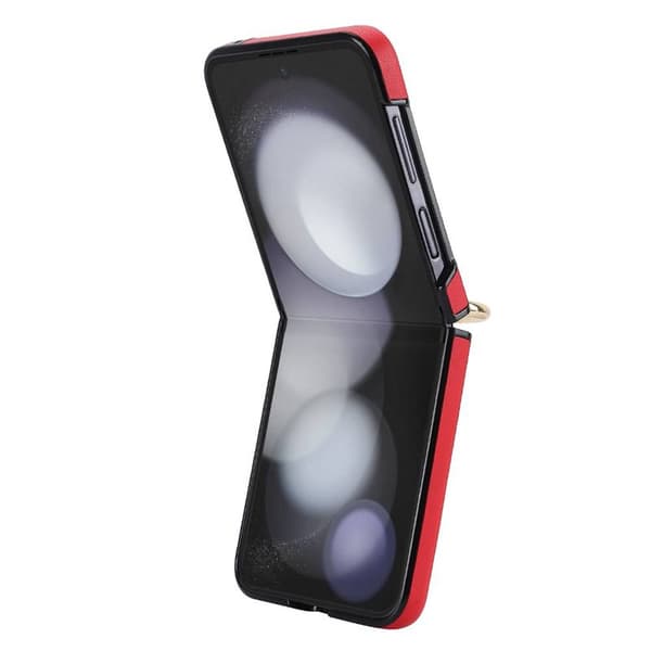 Rhombus Ring kuori Samsung Galaxy Z Flip 5 - Punainen