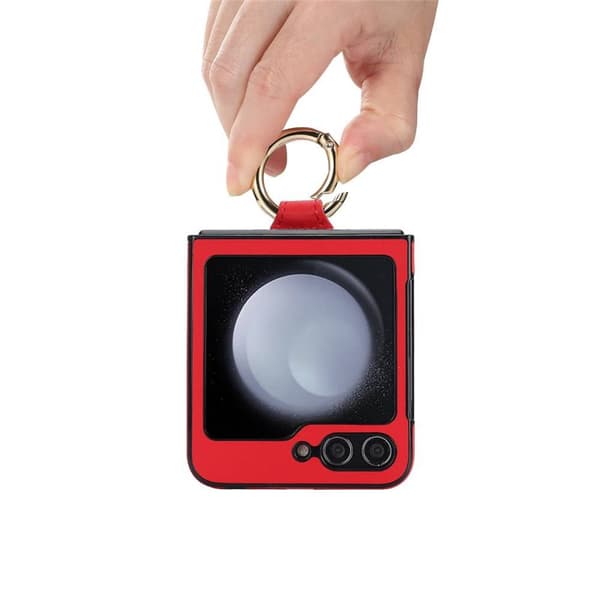 Rhombus Ring kuori Samsung Galaxy Z Flip 5 - Punainen