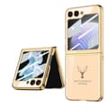 Pikkukuva 1 / 5: Elk Glass Case Samsung Galaxy Z Flip 5 - Beige