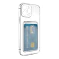Miniatyrbild 3 av 3: iPhone 15 Pro Stöttåligt Skal med Korthållare - Transparent