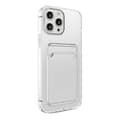 Miniatyrbild 2 av 3: iPhone 15 Pro Stöttåligt Skal med Korthållare - Transparent