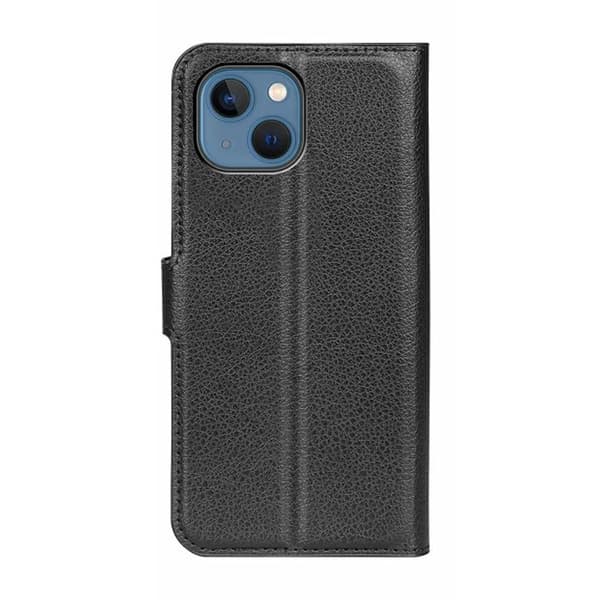 iPhone 15 Plånboksfodral med stativ - Svart