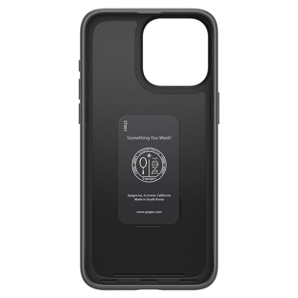 Spigen iPhone 15 Pro Max Skal Thin Fit Svart