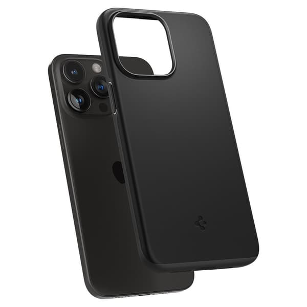Spigen iPhone 15 Pro Max Skal Thin Fit Svart