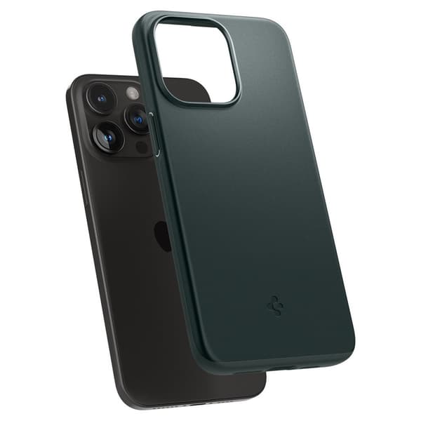 Spigen iPhone 15 Pro Max Cover Thin Fit Abyss Green