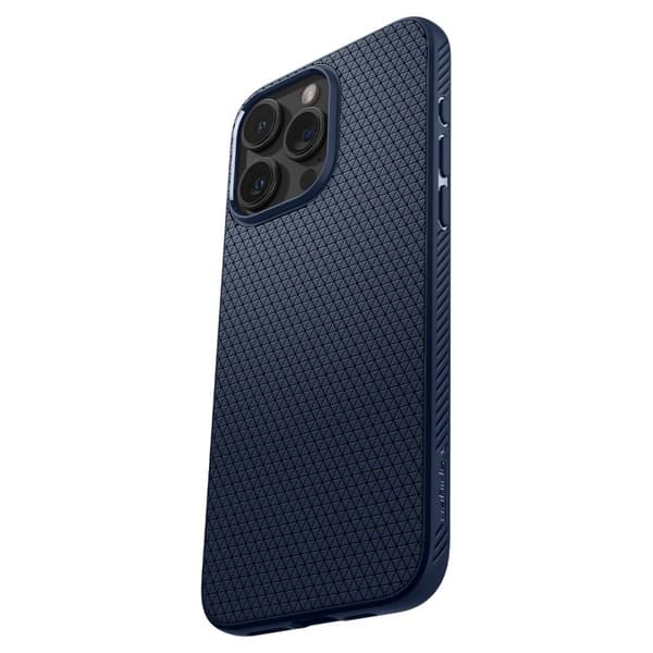 Spigen iPhone 15 Pro Max Kuori Liquid Air Navy Blue