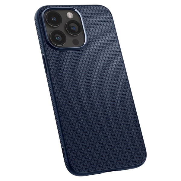 Spigen iPhone 15 Pro Max Kuori Liquid Air Navy Blue