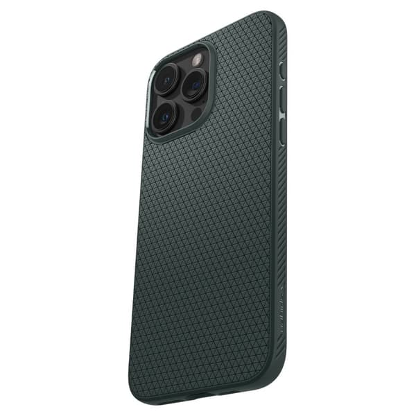 Spigen iPhone 15 Pro Max Cover Liquid Air Abyss Green