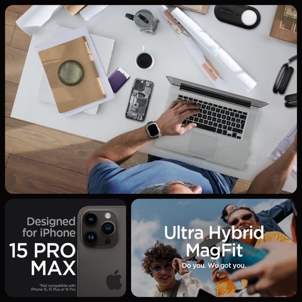Spigen iPhone 15 Pro Max Cover Ultra Hybrid MagFit Zero One
