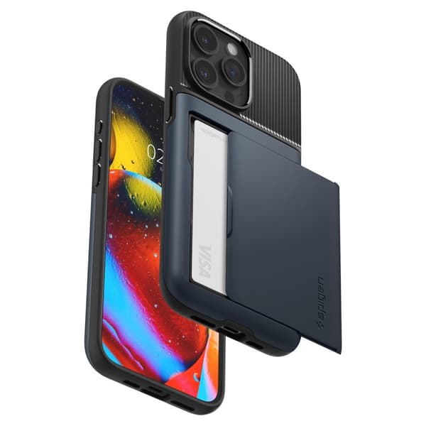 Spigen iPhone 15 Pro Max Kuori Slim Armor CS Metal Slate