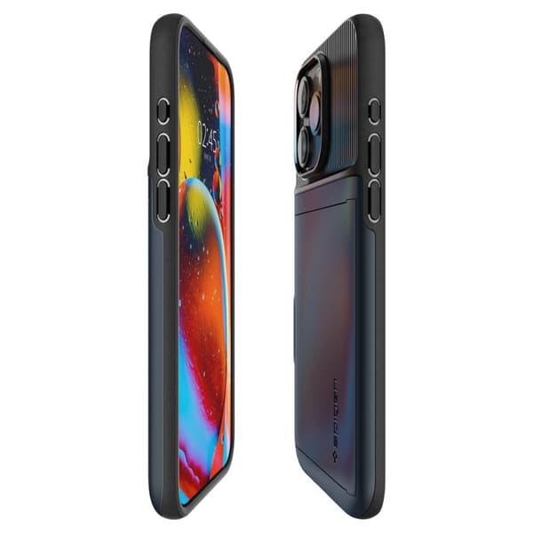 Spigen iPhone 15 Pro Max Kuori Slim Armor CS Metal Slate