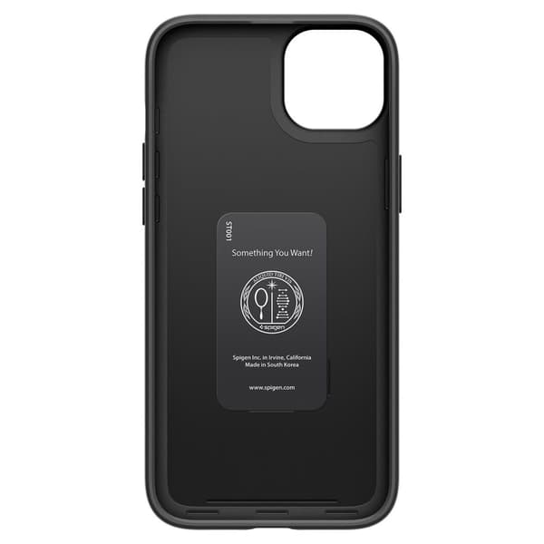 Spigen iPhone 15 Plus Kuori Thin Fit Musta