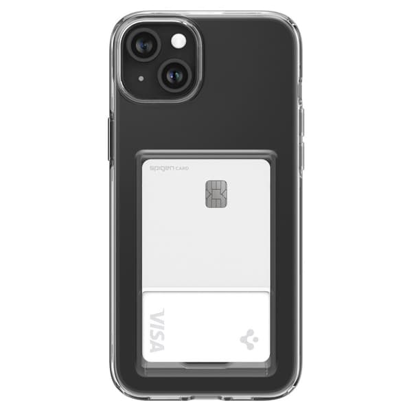 Spigen iPhone 15 Plus Kuori Crystal Slot Crystal Clear