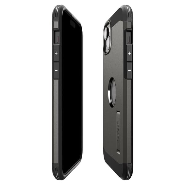 Spigen iPhone 15 Plus Skal Tough Armor MagFit Gunmetal