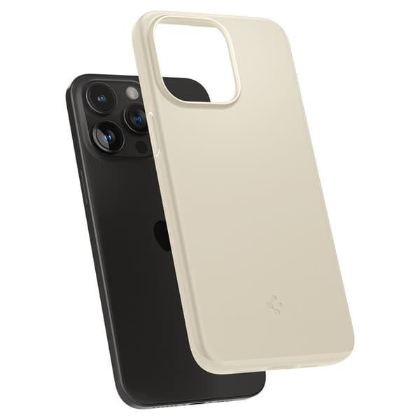 Spigen iPhone 15 Pro Cover Thin Fit Mute Beige