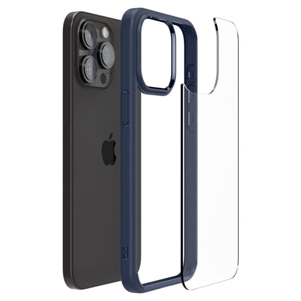 Spigen iPhone 15 Pro Deksel Ultra Hybrid Navy Blue