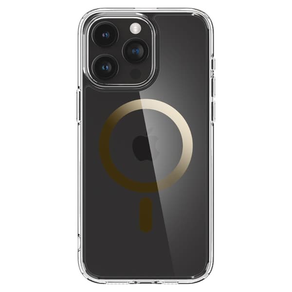 Spigen iPhone 15 Pro Cover Ultra Hybrid MagFit Guld
