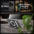Miniatyrbilde 11 av 11: Spigen iPhone 15 Pro Deksel Ultra Hybrid S MagFit Crystal Clear