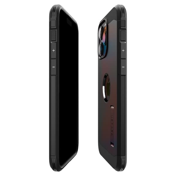 Spigen iPhone 15 Pro Skal Tough Armor MagFit Svart