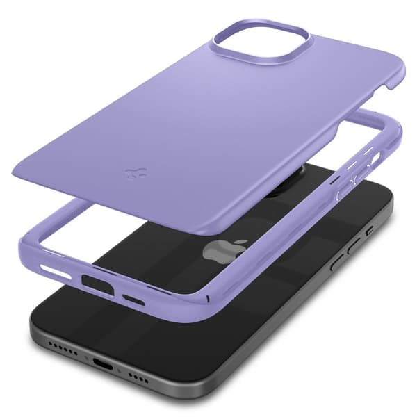 Spigen iPhone 15 Skal Thin Fit Iris Purple