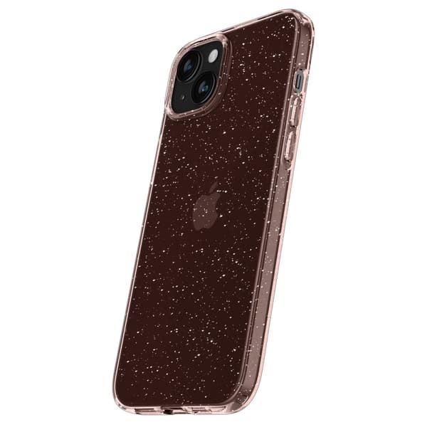 Spigen iPhone 15 Kuori Liquid Crystal Glitter Rose Quartz