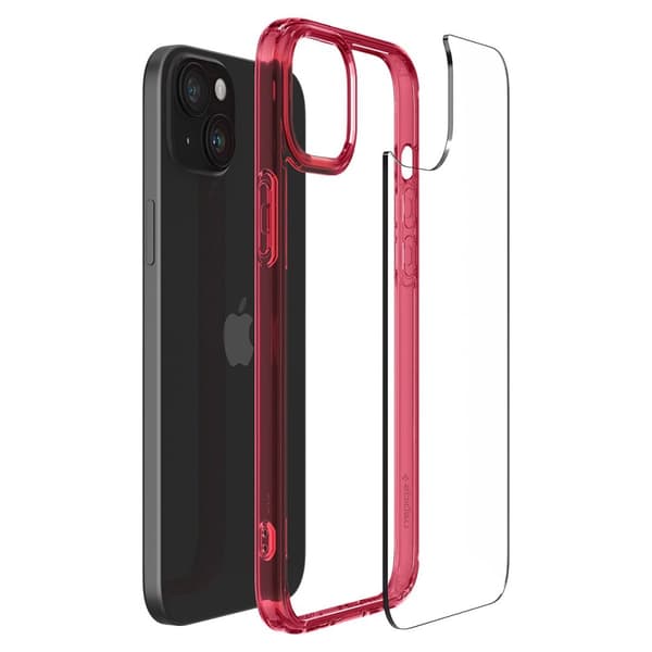 Spigen iPhone 15 Cover Ultra Hybrid Red Crystal