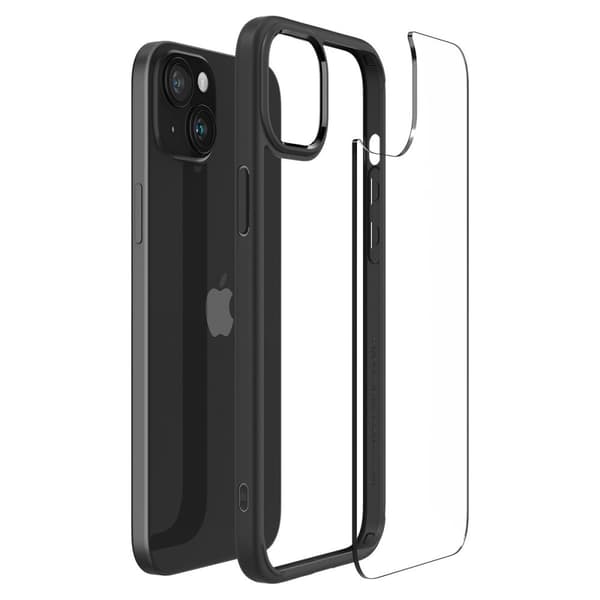 Spigen iPhone 15 Cover Ultra Hybrid Matte Matte Black