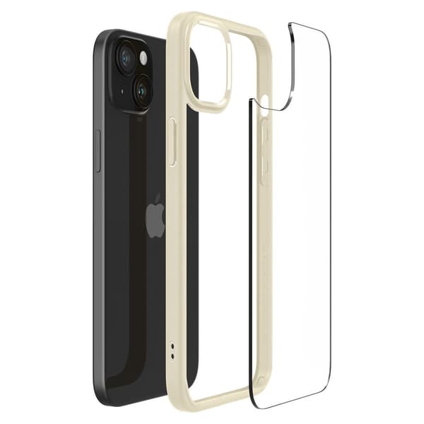 Spigen iPhone 15 Cover Ultra Hybrid Mute Beige