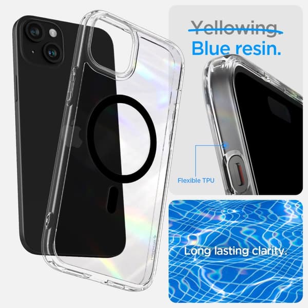 Spigen iPhone 15 Cover Ultra Hybrid MagFit Sort