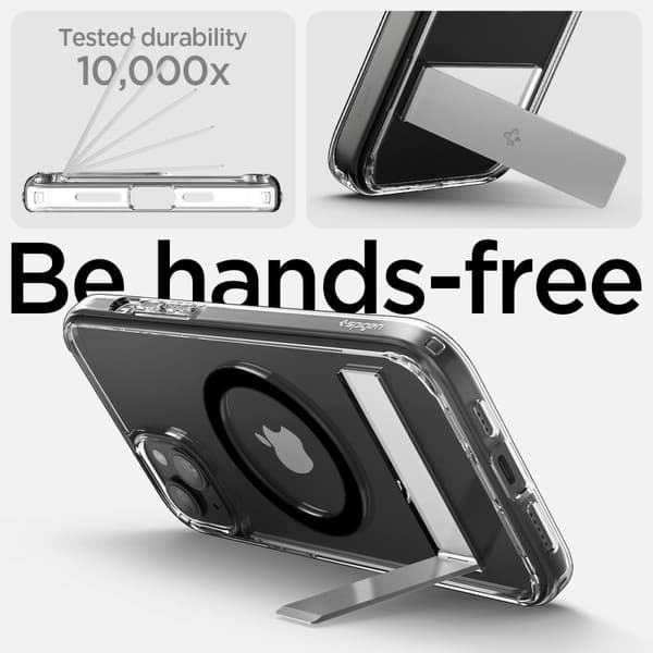 Spigen iPhone 15 Cover Ultra Hybrid S MagFit Sort