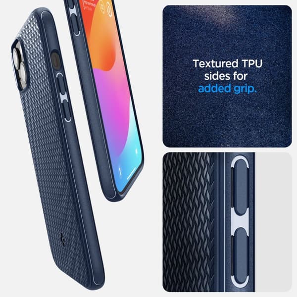 Spigen iPhone 15 Deksel Mag Armor MagFit Navy Blue