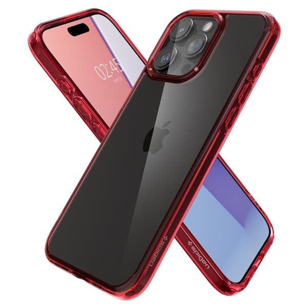 Spigen iPhone 15 Pro Max Skal Ultra Hybrid Deep Red