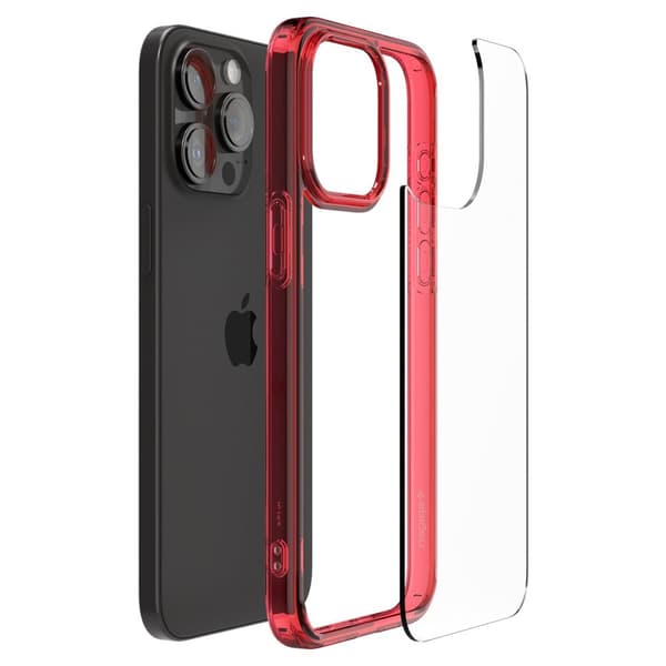 Spigen iPhone 15 Pro Max Skal Ultra Hybrid Deep Red