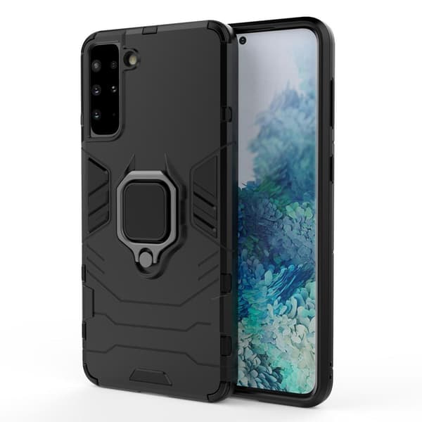 Samsung S22 Plus Hybrid Armor Ring Deksel, Ekstra slitesterkt deksel