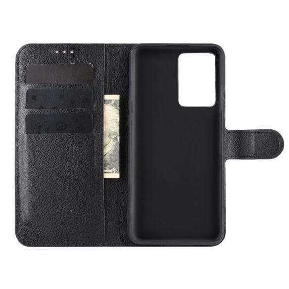 Oneplus Nord 2T Plånboksfodral med Stativ - Svart