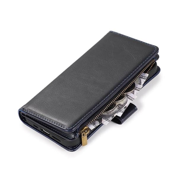 Kaksoiskäänto Zipper 9-kortti Apple iPhone 15 Pro - Musta