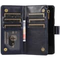 Pikkukuva 2 / 2: Kaksoiskäänto Zipper 9-kortti Apple iPhone 15 Pro - Sininen