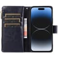 Pikkukuva 1 / 2: Kaksoiskäänto Zipper 9-kortti Apple iPhone 15 Pro - Sininen