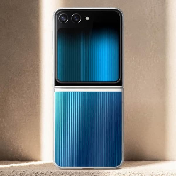 Fodral till Samsung Z Flip 5 Anpassningsbart FlipSuit Fodral Original Transparent