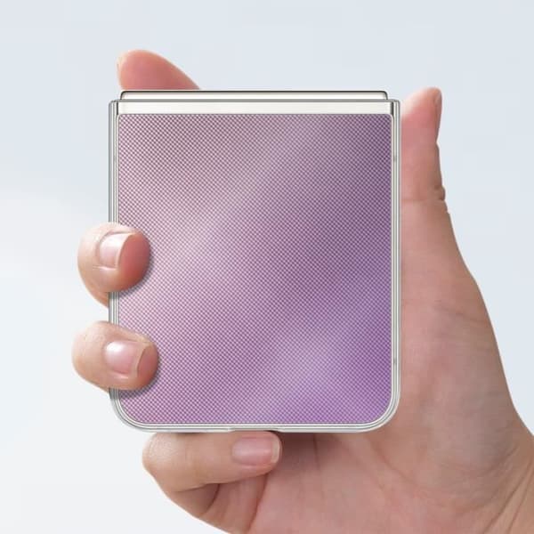 Fodral till Samsung Z Flip 5 Anpassningsbart FlipSuit Fodral Original Transparent