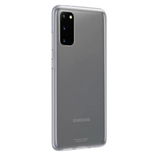 Fodral - Samsung - Galaxy S20 - Silikon - Ultra-Tunn - Transparent Vit