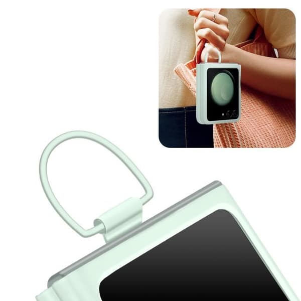 Samsung Galaxy Z Flip 5 Ring Fodral Grön