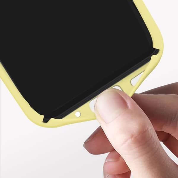 Xiaomi Redmi 12C Halvstyvt fodral Gult fodral