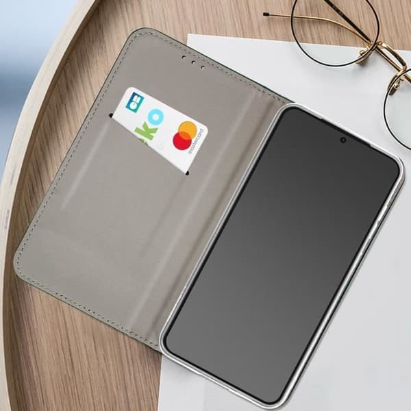 Fodral kompatibelt med Samsung S23 Plus Folio Mörkgrönt fodral