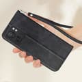 Miniatyrbild 4 av 4: Motorola Edge 40 Fodral Handledsrem Midnight Blue Clamshell Fodral