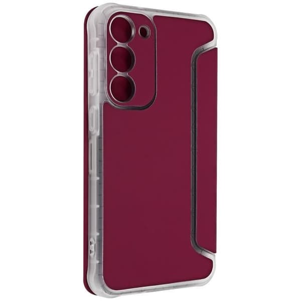 Fodral kompatibelt med Samsung S23 Plus Folio Burgundy Fodral