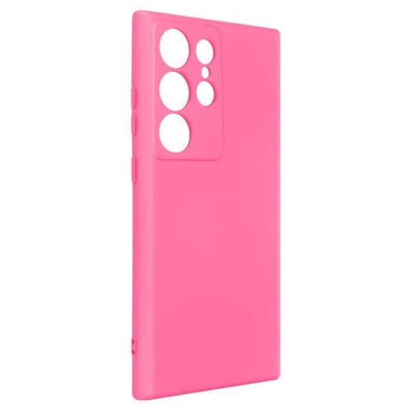 Fodral som är kompatibelt med Samsung Galaxy S23 Ultra Silicone Fuchsia Coque