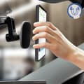 Miniatyrbild 3 av 4: Fodral till Galaxy Z Flip 4 Bi-material Metal Ring Video Support Svart
