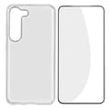 Miniatyrbild 2 av 4: Fodral till Samsung S23 Plus Soft Transparent 9H härdat glas Svart Bigben